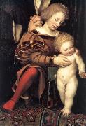 HOLBEIN, Hans the Younger Darmstadt Madonna (detail) sf china oil painting artist